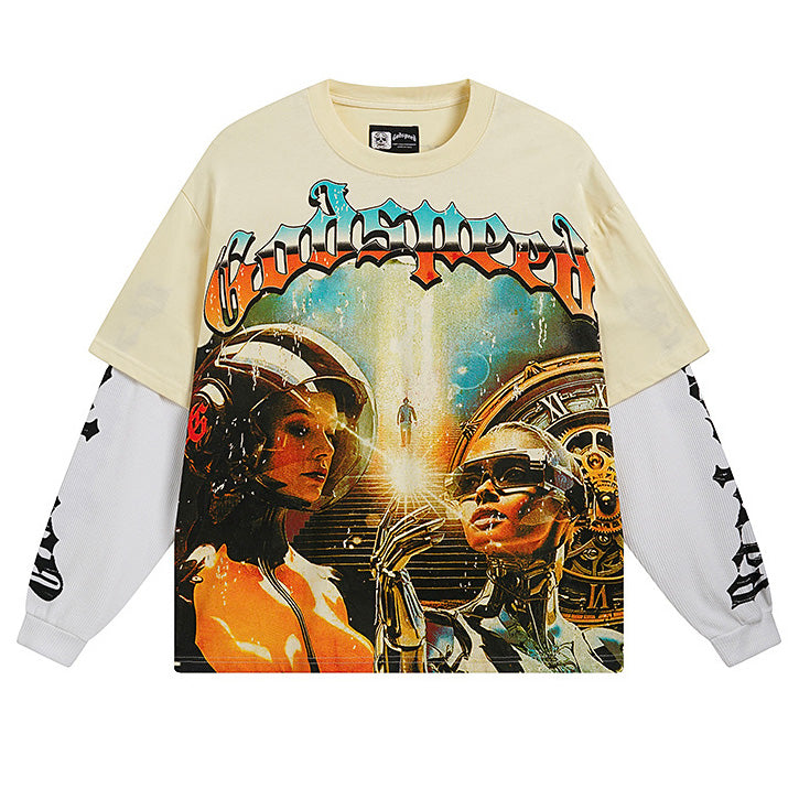 GODSPEED Chosen One Layered Long Sleeve T-Shirt